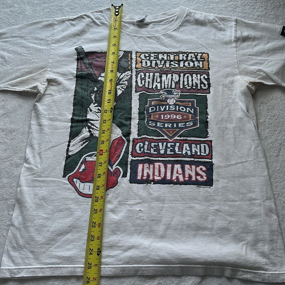 Cleveland Indians 1996 Division Champions Shirt - Picture 9 of 10